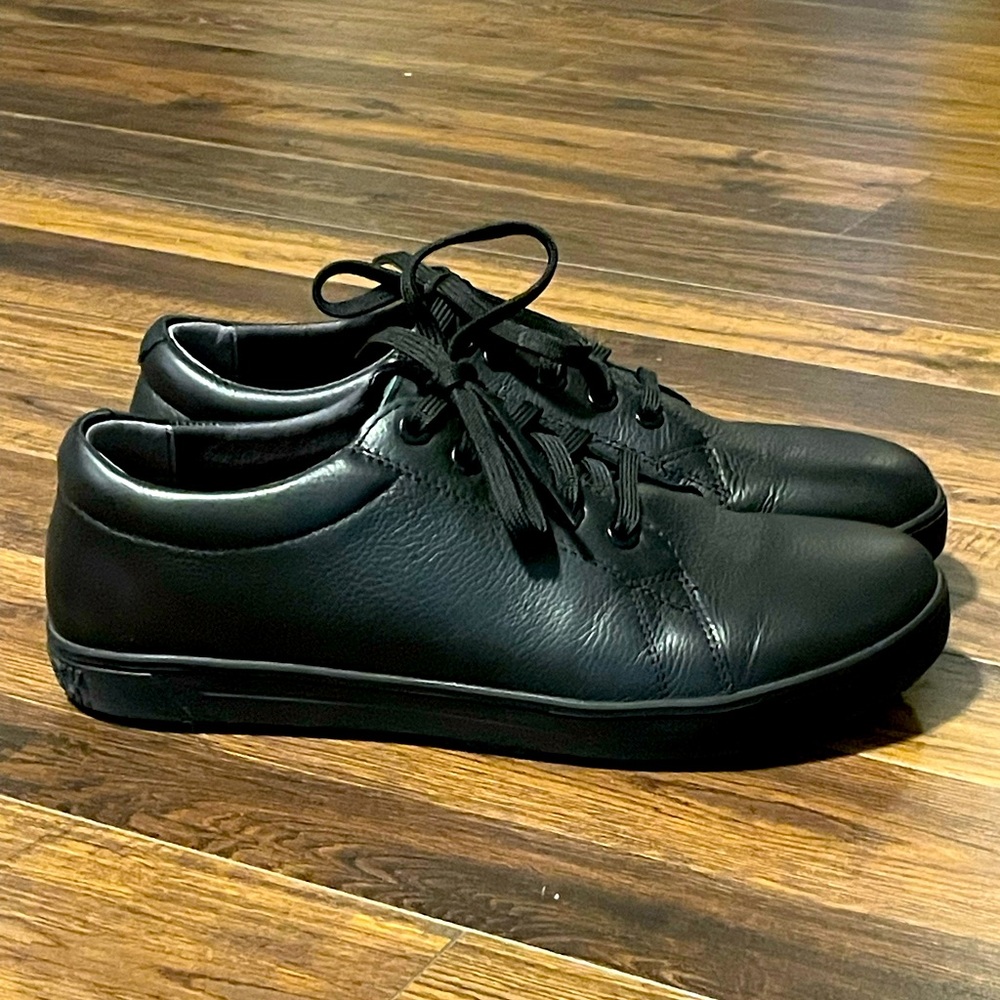 Birkenstock QO 500 in black leather size 45 (US 13)